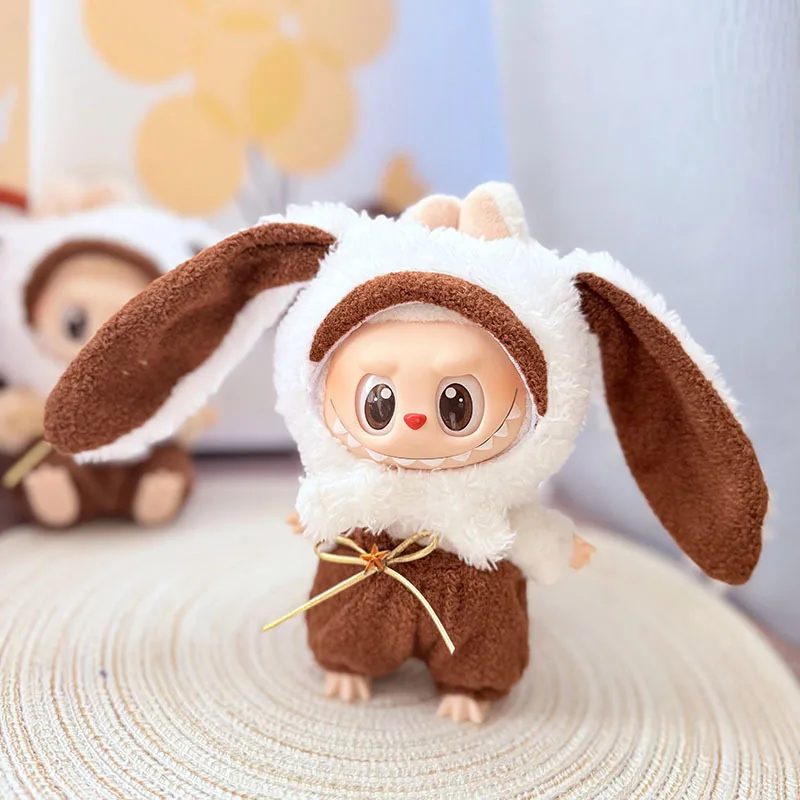 Labubu Doll‘s Baby Design Clothes rabbit style High-quality Dress The Monster Outfit Accessories suit cute Clothing Gift Kid's - Image 4