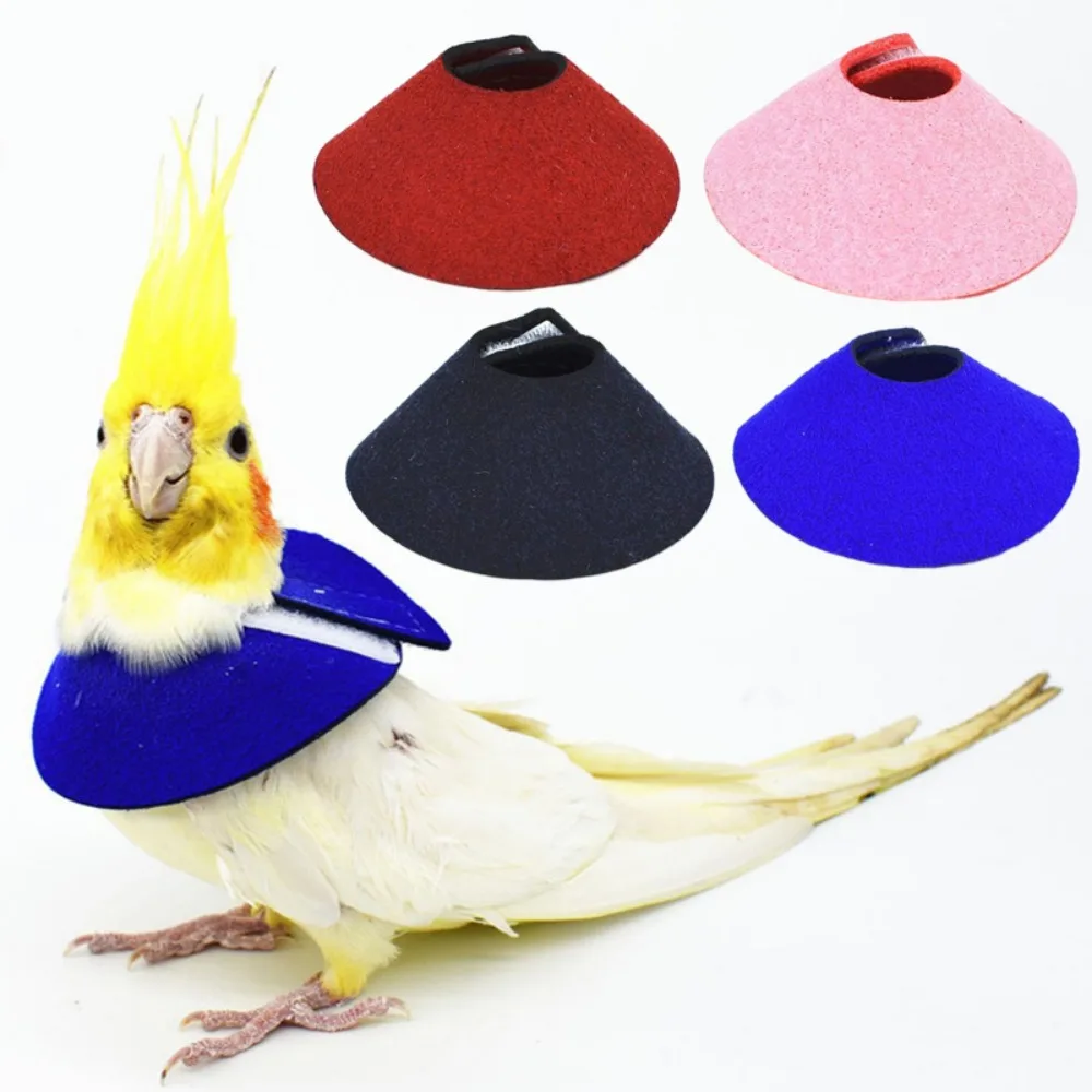 for Bird Neck Protective Adjustable Bird Accessories Bird Cloak Parrot Elizabethan Circle Bird Neck Sleeve Bird Recovery Collar