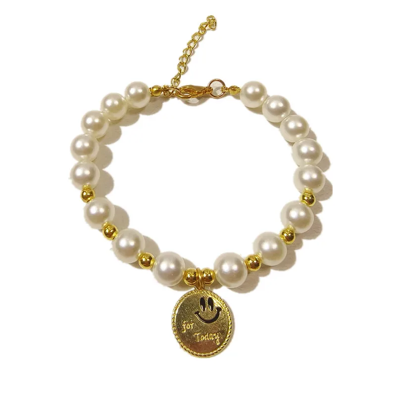 Pet Collar Adjustable Pearl Cat Collars Cute Rose Flower Kitten Puppy Necklace Pet Product Cat Dog Accessories - Image 6