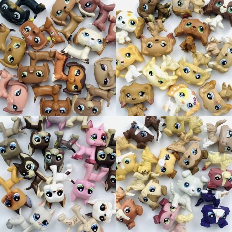 3Pcs/Lot littlest pet shop toys toy dog rat Fox all random send from old puppy - Image 10