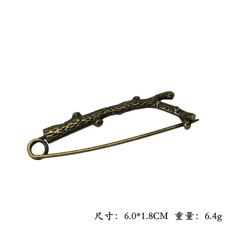Creative Bird Pin Alloy Retro Branches Bamboo Brooch Simple Sweater Shawl Buckle Cardigan Hat Pin Women Men Accessories Jewelry - Image 13