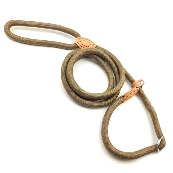 Dog Leash Slip Rope Lead Leash Heavy Duty Braided Rope Adjustable Loop Collar Training Leashes for Small Medium  Dogs - Image 7