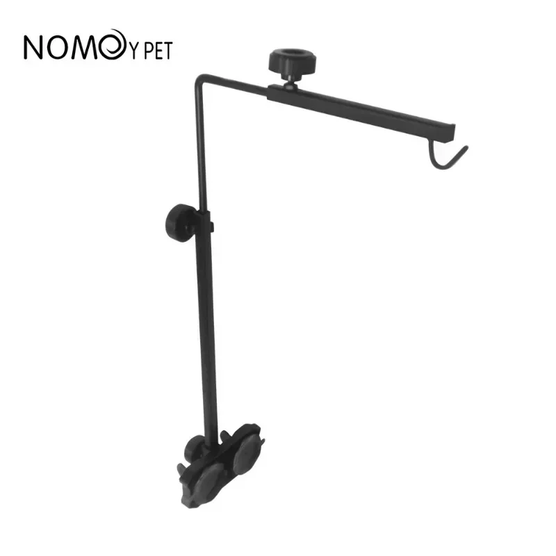 Reptile Accessories for Lizard Portable Detachable Adjustable Reptile Pet Basking Back Adsorption Hanging Lampshade Lamp Holder - Image 2