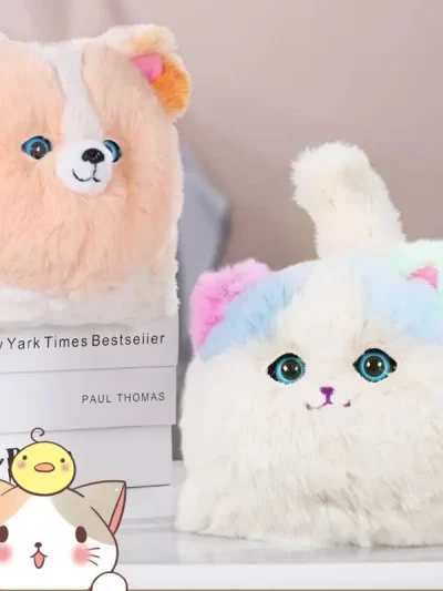 Simulation Cute Cat Dog Interactive Kids Plush Toys Huggy Pets Speak Electronic Accompanied Toy Children Gifts Birthday Awards