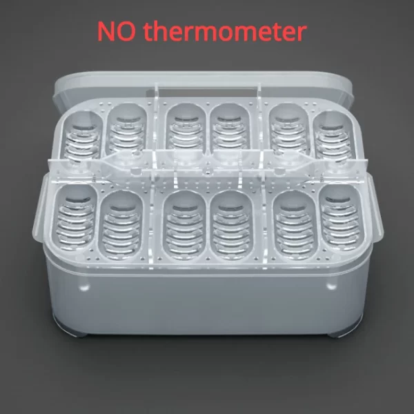 Pets Incubation Box DIY 12 Grids Hatch Box Snake Lizard Hatching Box Egg Tray Crawler Lizard Leopard Gecko Reptile Accessories - Image 7