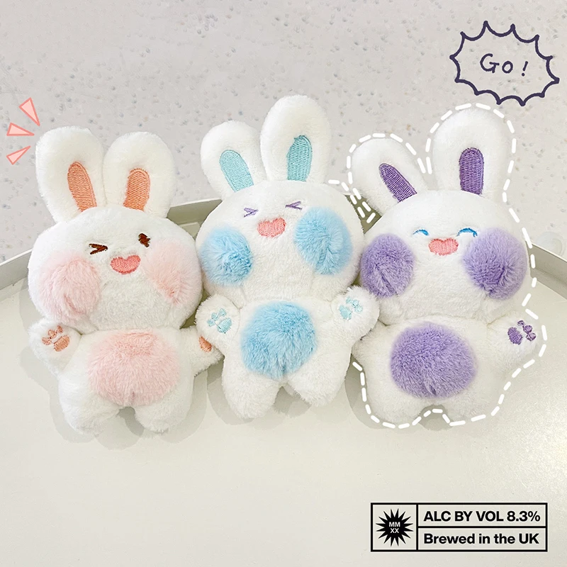 Cute Rabbit Plush Decoration Cartoon Keychain Pendant Little Rabbit Accessories Doll Pendant Birthday Gift - Image 2