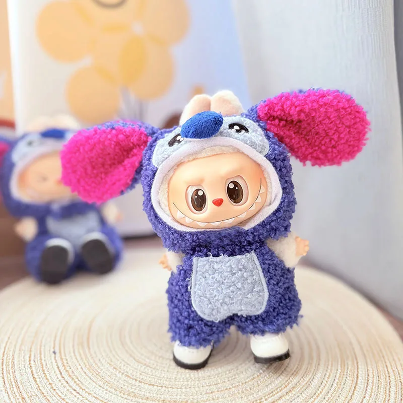 Labubu Doll‘s Baby Design Clothes rabbit style High-quality Dress The Monster Outfit Accessories suit cute Clothing Gift Kid's - Image 6