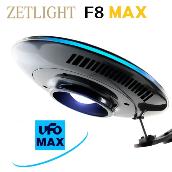 Zetlight F8 Max 96W – WRGB Smart LED for Saltwater Reefs with Bluetooth WiFi Sunrise Sunset Modes Precise Control - Image 2