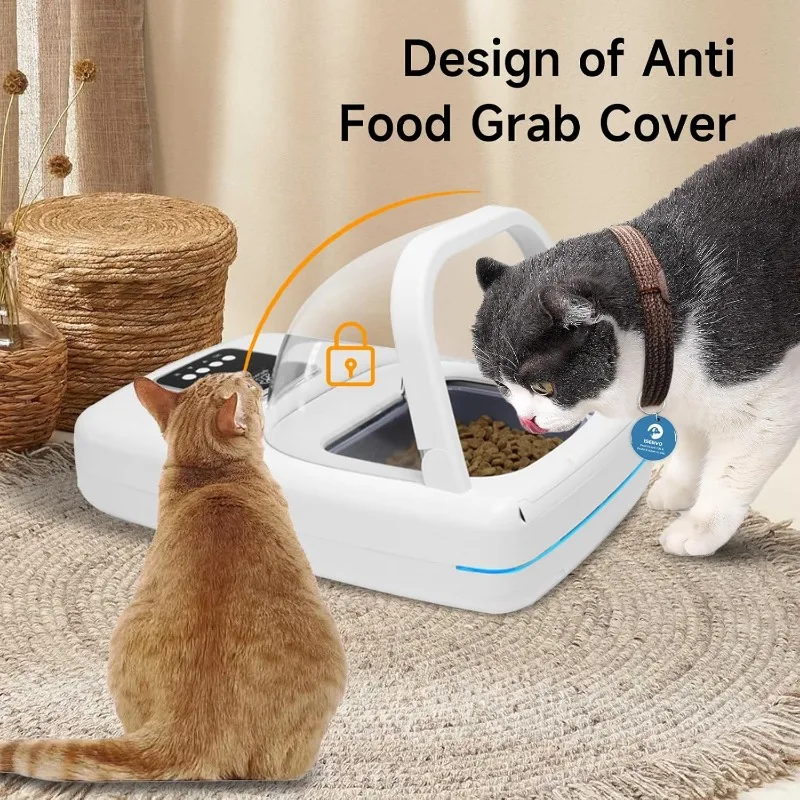 Automatic Pet Feeder with Collar Sensor, Anti Food Grabing, Intelligent Feeding, Microchip Cat Feeder for Cats Medium-Sized Dogs - Image 6