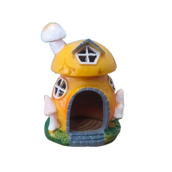 Aquarium Decoratations Fish Tanks Accessories for Fish Shrimp Hiding Shelter Simulation PVC Mini Mushroom Conch House Ornaments - Image 7