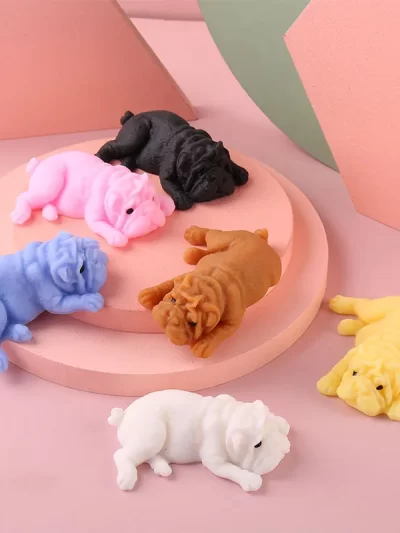 Squishy Dogs Anime Fidget Toys Puzzle Creative Simulation Decompression Toy Kawaii Dog Stress Reliever Toys Party Holiday Gifts