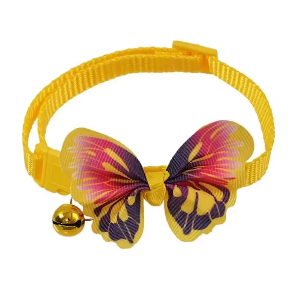 1pc New Dog Collars Butterfly Bells Collars Cute Cat Collars Pet Supplies Multicolor Adjustable Dressing Tool Dog Accessories - Image 11