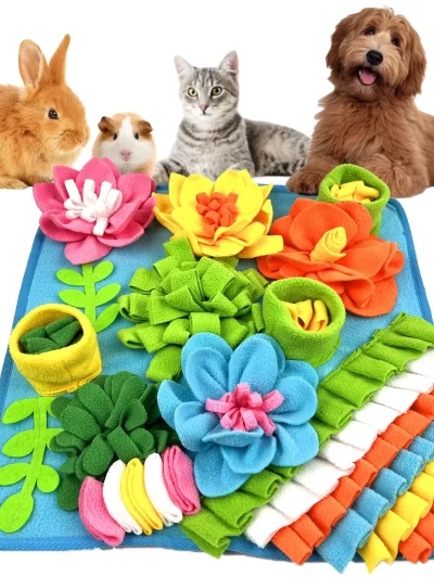 Pet Sniffing Pad Dog And Cat Foraging Toys Indoor Play Eating Mat Relieve Stress Release Energy Treasure Hunting Slow Food