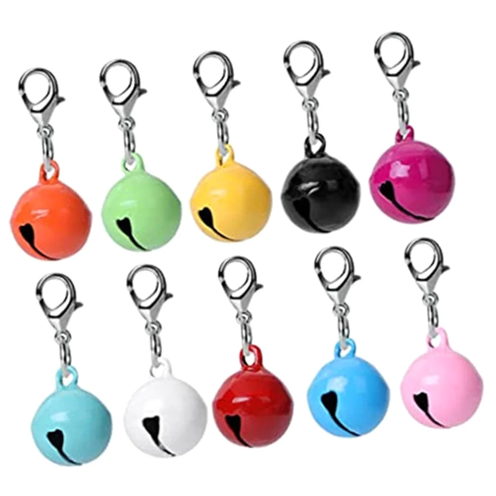 10 Pcs Pet Collar Accessories Dog Cat Supplies Metal Hanging Bells Loud Sound Small Bell Pet Products Cat Collars Leads - Image 4