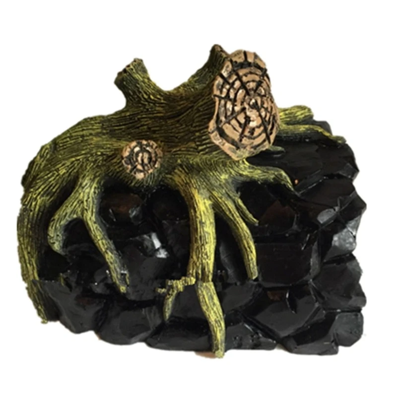 Landscaping Decorations Resin RockStone Cave Shelter House Aquariums Ornament - Image 9