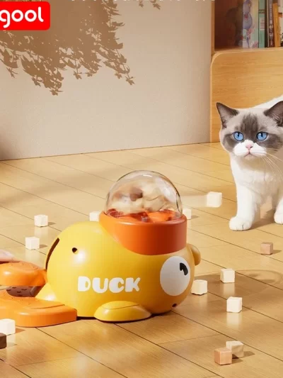 Cat Toy Cat Automatic Feeder Cat Interactive Toy Pet Automatic Food Treat Dispenser Pet Snack Feeder Dog Training Pet