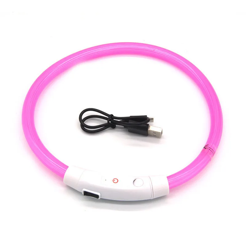 LED Pet Luminous Collar USB Charging Collar Teddy Anti Lost Collar Dog Cat Accessories Supplies - Image 11