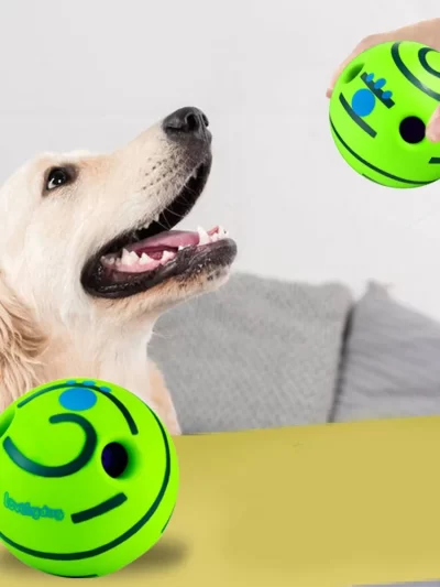 Interactive Dog Toy Fun Giggle Sounds Ball Toys to Grind Teeth and Relieve Boredom Dog Wear-resistant Chew Toys Pet supplies