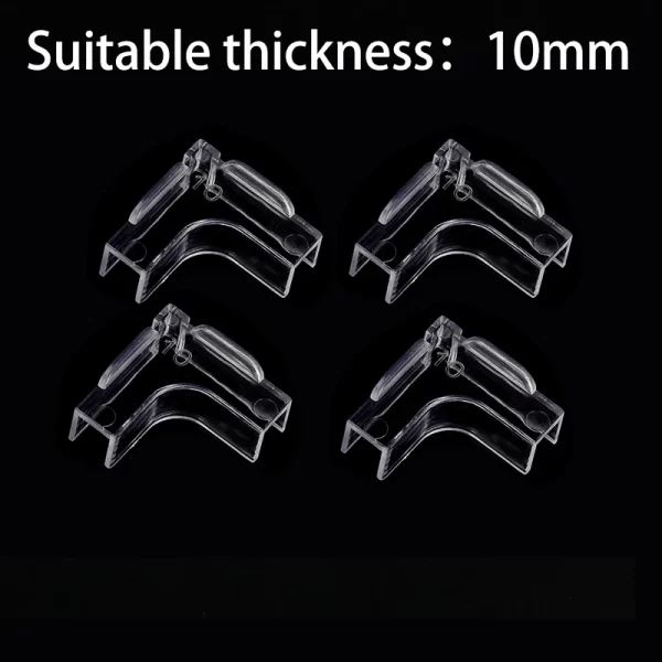 4Pcs Acrylic Transparent Anti-collision Fish Tank Corner Protector Adhesive Free Protective Cover Aquarium Accessories - Image 9