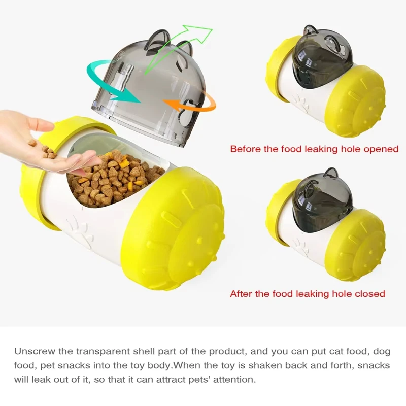 Dog Slow Feeder Toys Interactive Puzzle Durable Dog Food Dispenser Mental Treat Stimulation Chase Rolling Puppy Toy Pet Supplies - Image 4