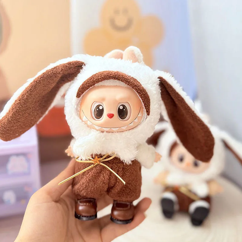 Labubu Doll‘s Baby Design Clothes rabbit style High-quality Dress The Monster Outfit Accessories suit cute Clothing Gift Kid's