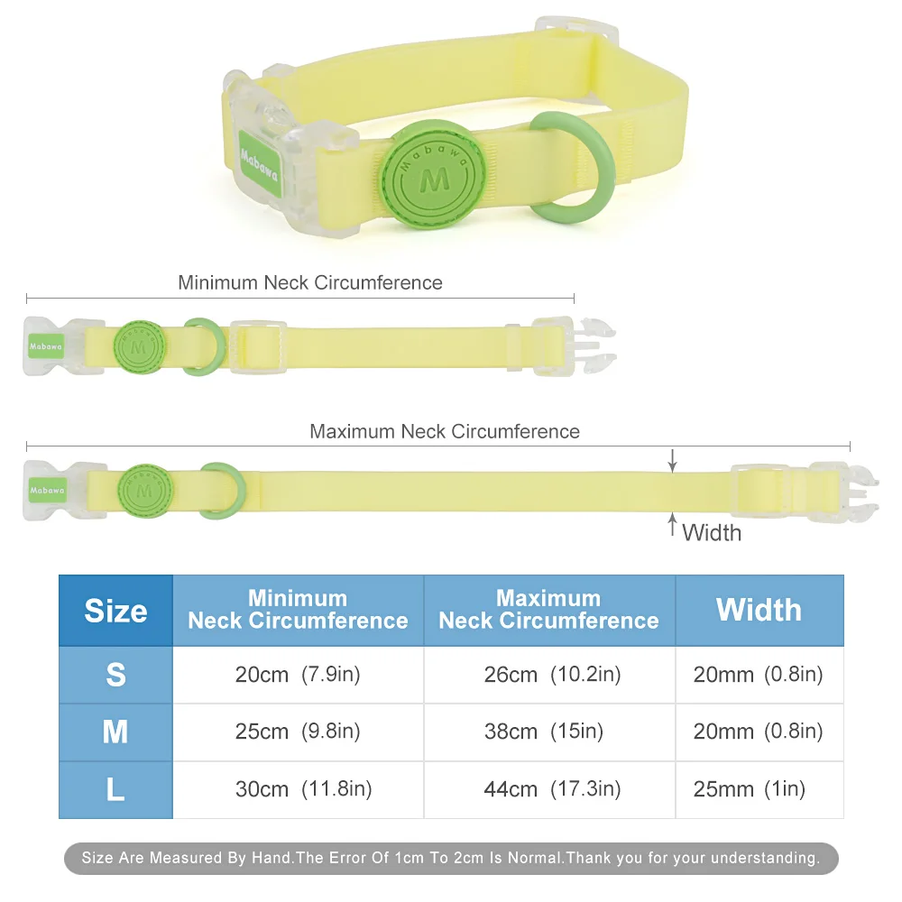 Colorful Pet Collar Waterproof Cat Dog Collars For Small Medium Dogs Fadou Teddy Corgi - Image 6