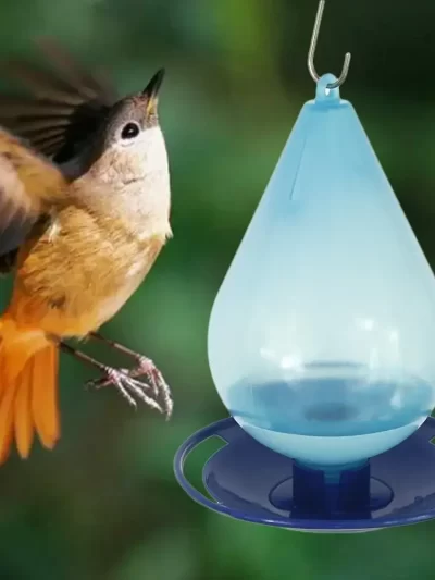 New Bird Flower Shaped Hanging Bird Feeder Birdbath For Garden Outdoor Decor,Yard Farm Supplies, Hummingbird Feeder Supplies