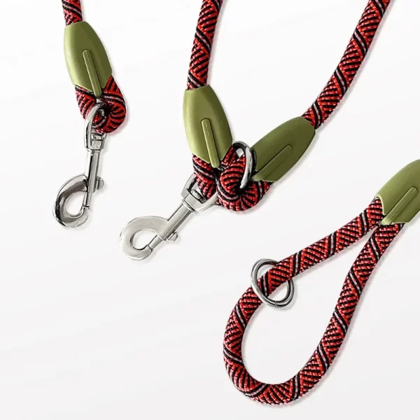 S/M/L Reflective Nylon Leashes Pet Dogs Chain Traction Rope Leads for Running Free Hands Rope Chain for Small Large Dogs Walking - Image 21