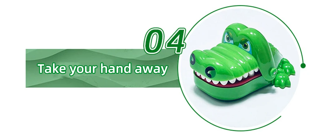 Crocodile Teeth Toys Children's Crocodile Bites Fingers Reaction Training Novelty Children's Lucky Game Trick Decompression Toy - Image 13