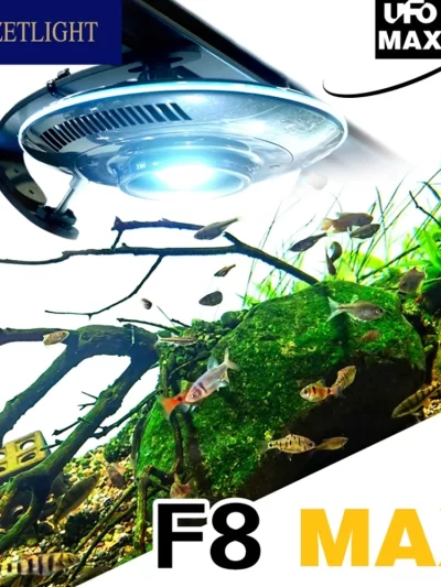 Zetlight F8 Max 96W – WRGB Smart LED for Saltwater Reefs with Bluetooth WiFi Sunrise Sunset Modes Precise Control