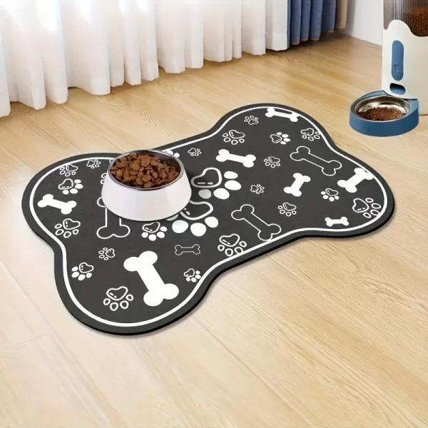 Pet Feeding Mat - Non slip, Scratch resistant, Quick drying Pet Meal Mat, Suitable for Dogs and Cats - Easy to Clean - Image 7