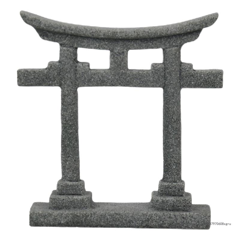 Japanese Torii Gate Fish Tanks Decorations for Aquariums Statue Bridge Ornament - Image 10