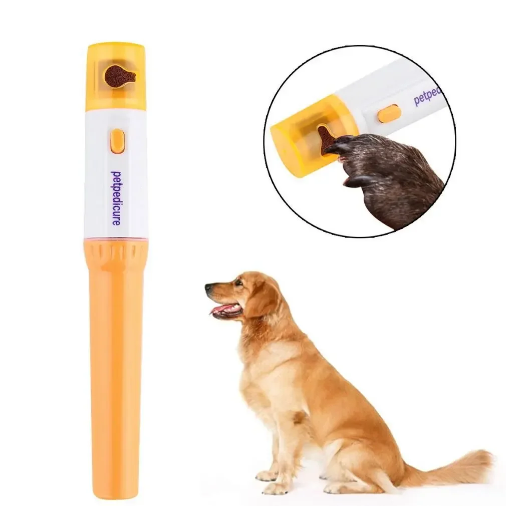 Dog Accessories 2025 Newest Dog Supplies Pet Electric Pet Nail Clipper Nail Polisher Cute Cat Dogs Pet Claw Nail Grooming - Image 7