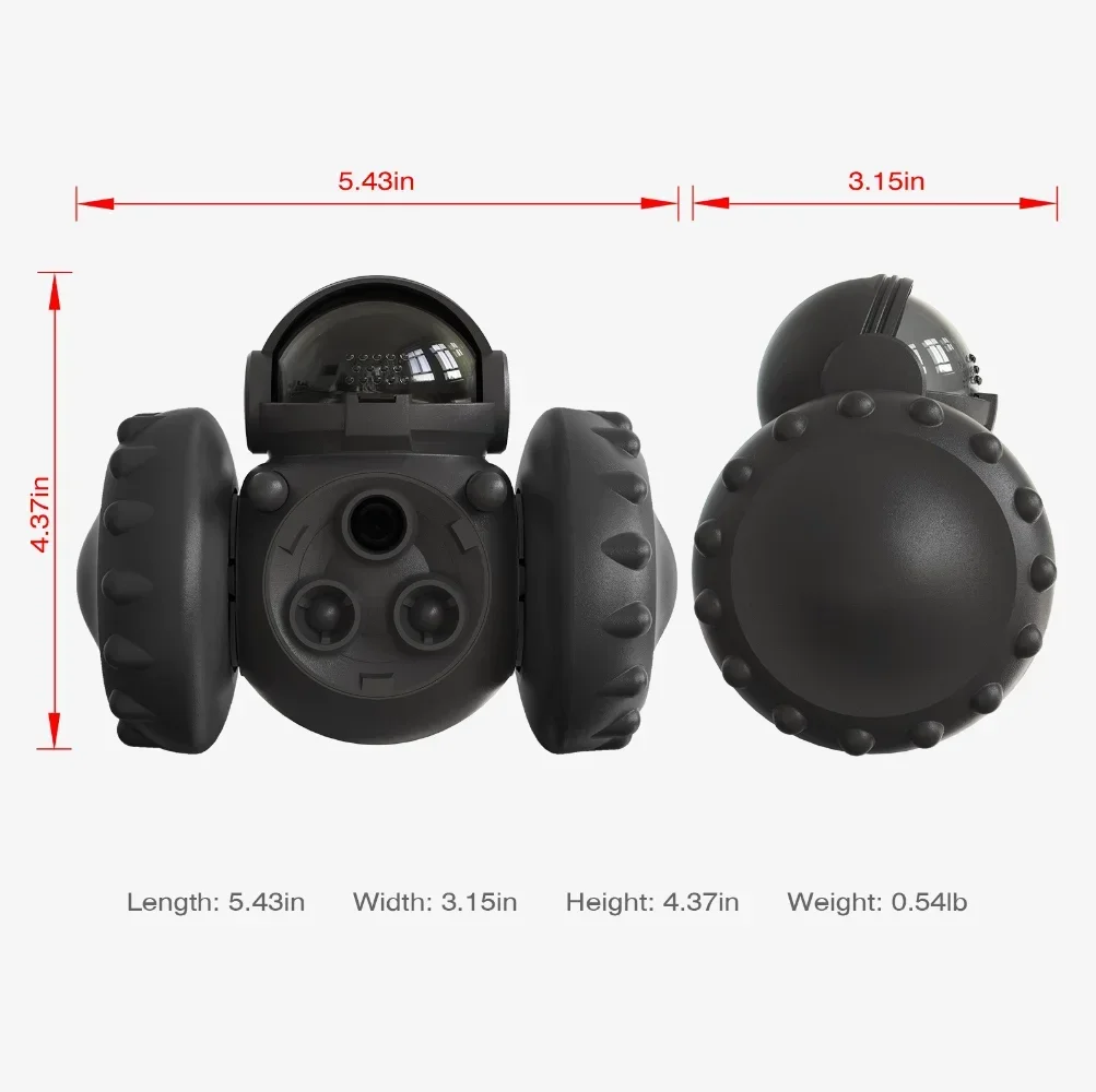 Dog Treat Leaking Toy For Small Big Dogs Tumbler Interactive Toys Puppy Cat Slow Food Feeder Dispenser IQ Training Accessories - Image 3