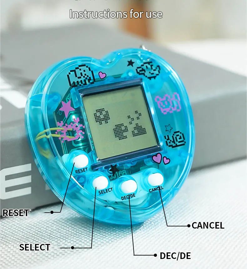 Virtual Electronic Pets Nostalgic Handheld Game Console Toy Electronic Digital Animals Kid Play Game Boy - Image 6