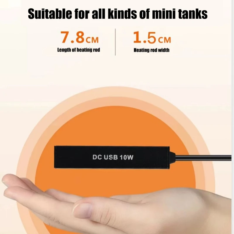 Small Aquariums Heating Rod Constant Temperature Fishes Tanks Aquariums Heaters for Constant Water Temperature - Image 4