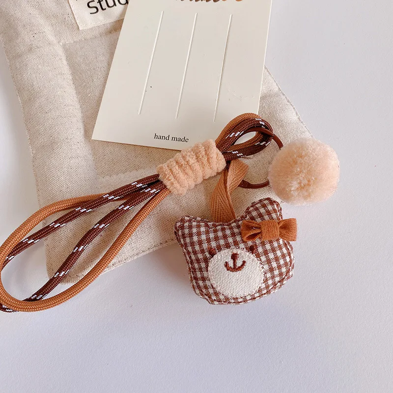 Cute Rabbit Fabric Keychain Handmaking Fabric Animal Doll Keyrings Kawaii Puppy Bag Pendant Keyrings Wholesale Keys Accessories - Image 8