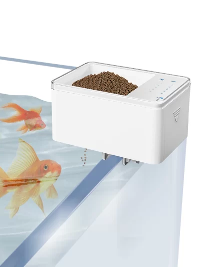 LED Aquarium Digital Fish Tank 70ml Intelligent Digital Automatic Fishes Feeder with Timer Pet Feeding Fish Food Dispenser Food