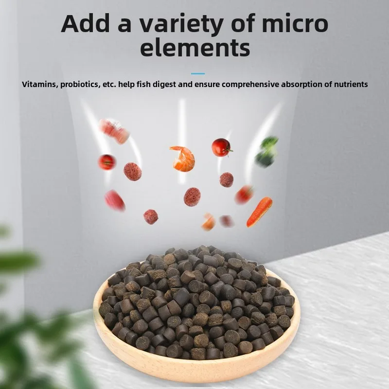 Yee High Protein Koi Feed Sinking Fish Food Sinking General Map Fish Zhaocai Silver Arowana Rohan Goldfish Parrot Fish Food - Image 3