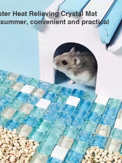 1PCS Hamster Cooling Board Summer Heat Cooling Blanket Guinea Pig Rabbit Dutch Pig Mat Pet Furniture Small Pet Accessories