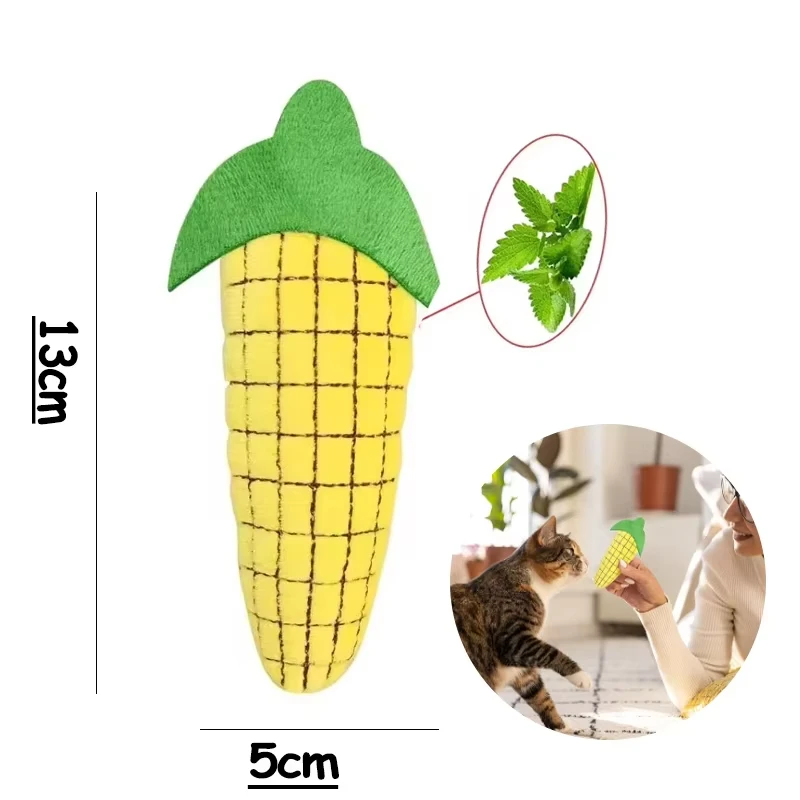 5 Pcs Plush Catnip Toys, Cat Self Entertainment Bite Toys, Anti-boredom and Anti-damage Home, Pet Cat Toys - Image 12