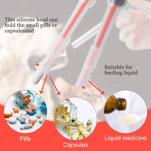 1PC Pet Propulsive Silicone Drug Feeder Tablet Liquid Comfortable Dog And Cat Universal Safe, Easy To Clean And Use Repeatedly - Image 11