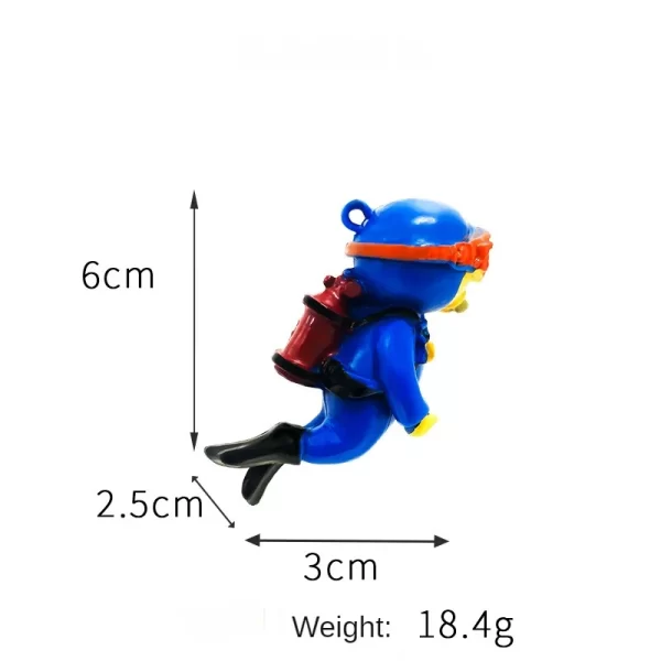 Fish Tank Decorations Aquarium Accessories Floating Diver Aquarium Ornaments Small Floating Ball Aquarium Accessories - Image 6