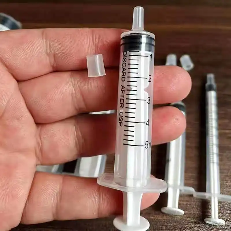 10pcs Disposable Plastic Injector Syringe No Needle for Lab Nutrient Measuring Small Pet Food Feeder (Without Needle) 2024 - Image 2