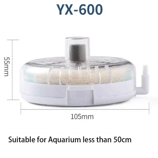 Super Thin Aquarium Fish Tank Filter Transparent Biochemical Sponge Filter Aquarium Water biological Filter for Small Aquarium - Image 7