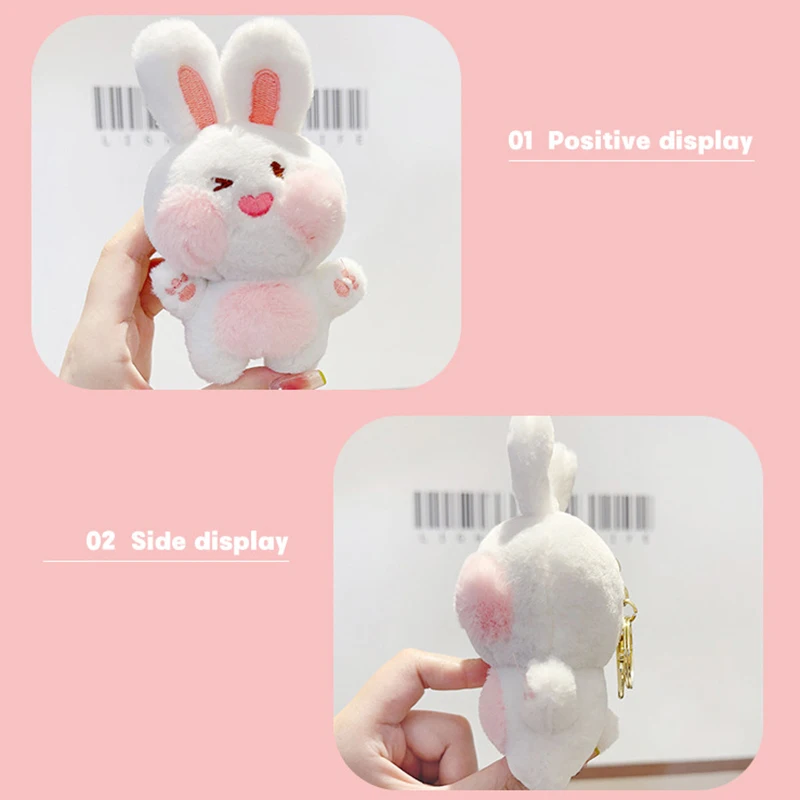 Cute Rabbit Plush Decoration Cartoon Keychain Pendant Little Rabbit Accessories Doll Pendant Birthday Gift - Image 10