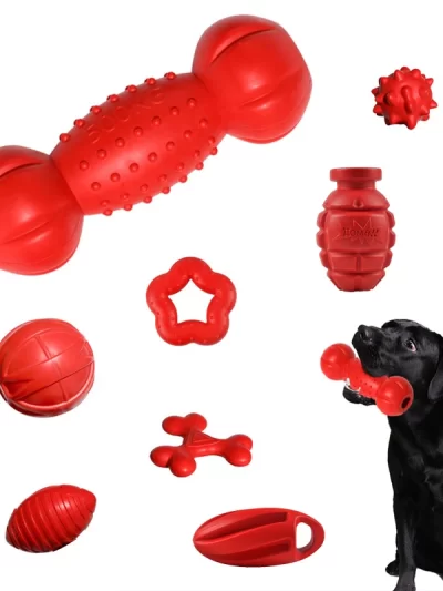 Durable TPR Pet Chew Toy Small Large Dog Molars Golden Retriever Labrador Interactive Education Toys Pet Supplies Accessories