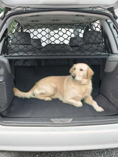 Car Dog Barrier Seat Net Organizer Universal Stretchy Auto Backseat Storage Pet Safety Fence