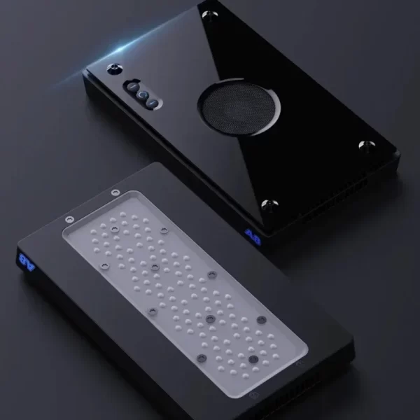 A8se II Max & Blue 240W WiFi-Enabled APP-Controlled LED Light for Saltwater Aquariums Ideal for SPS & LPS Corals