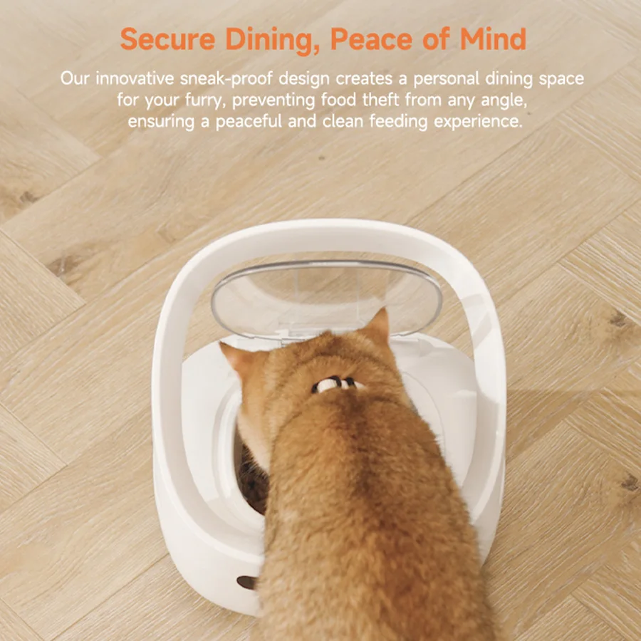 Smart Feeder Anti-snatch Replacement Chip Recognition Sensor Automatic Feeder, Dog and Cat Food Dispenser Prevent Stealing Food - Image 2